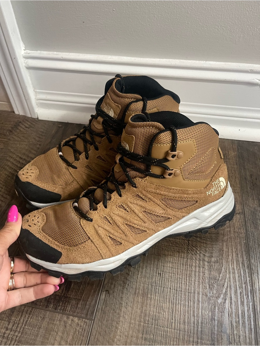 The North Face Men’s Brown Hiking Boots - Rugged Trail Mid-Top